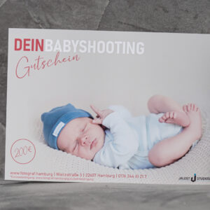 Baby Fotoshooting Gutschein 13×18